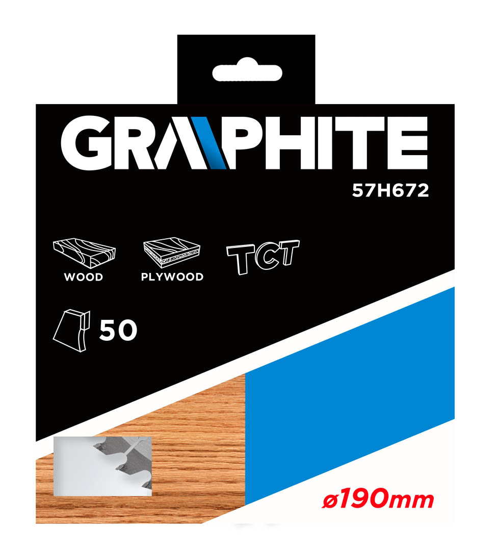 Grafitinis diskinis pjūklas 190x30x3,2 mm 50z. - 57h672