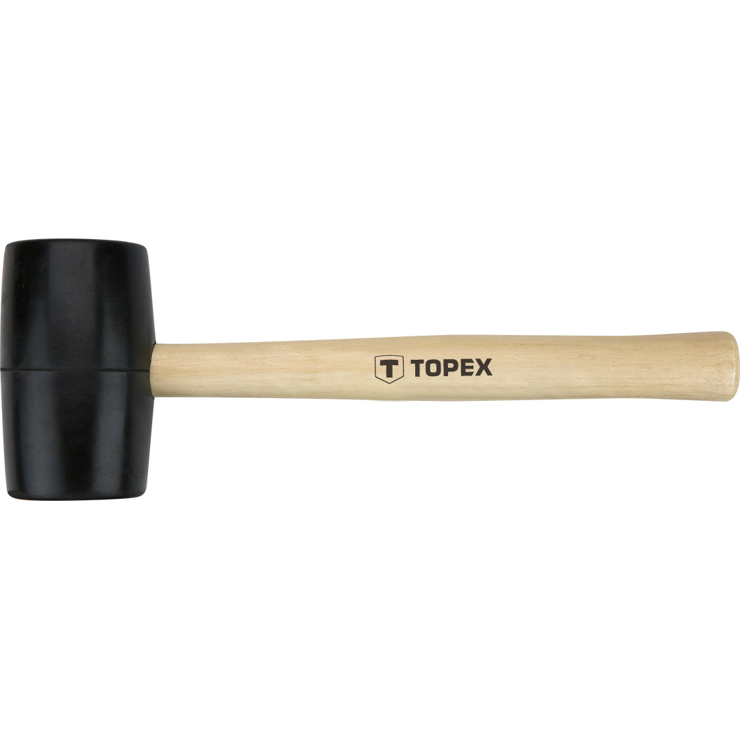Topex guminis plaktukas su medine rankena 340g 305mm 02a343