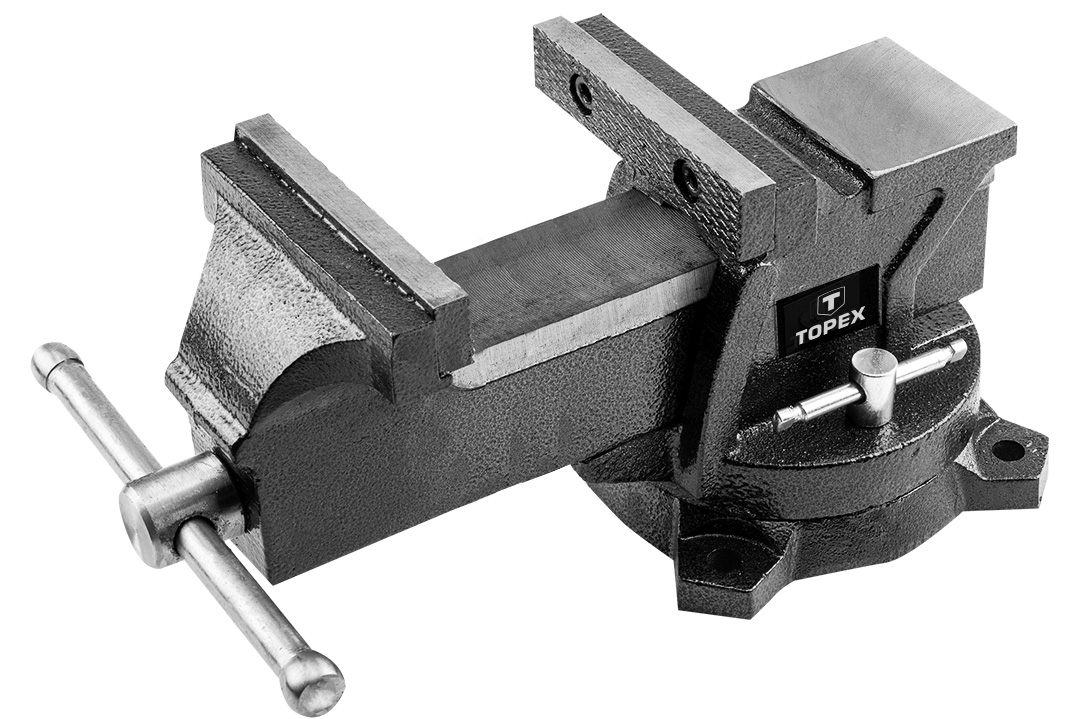 Spaustuvas su priekalu topex, 150mm 07a215