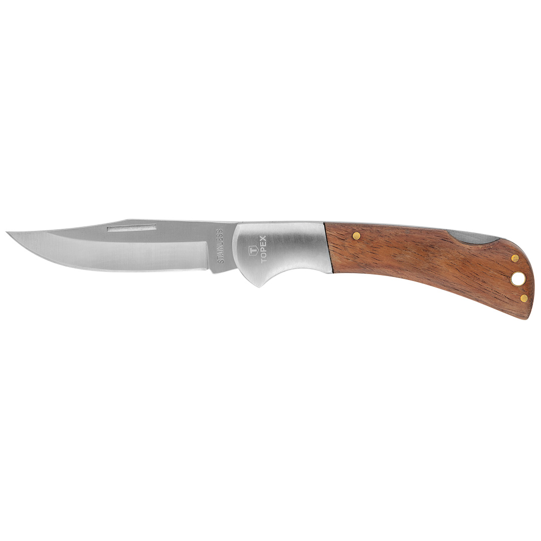Peilis 80mm su medine rankena