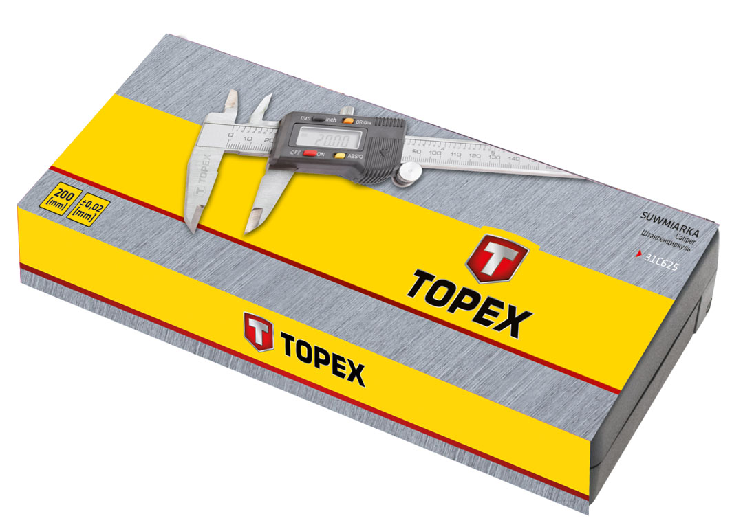 Topex skaitmeninis apkabžas 200mm