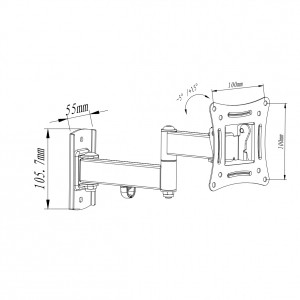 Tv laikiklis art ar-82 10-27”