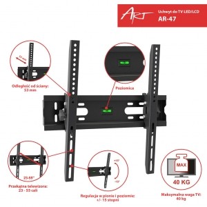 Tv laikiklis art holder ar-47 23-55”