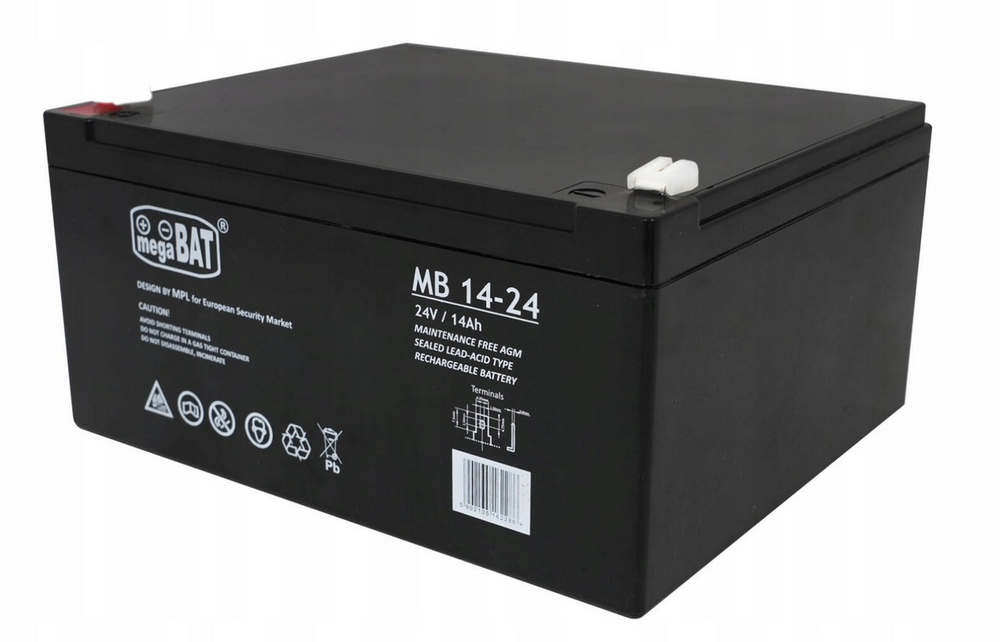 Agm akumuliatorius 24v 10ah automobiliams