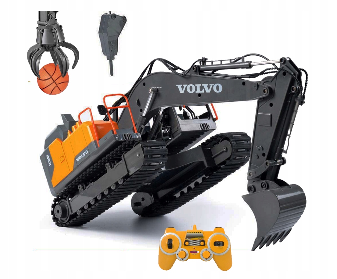 3-in-1 dvigubas rc volvo