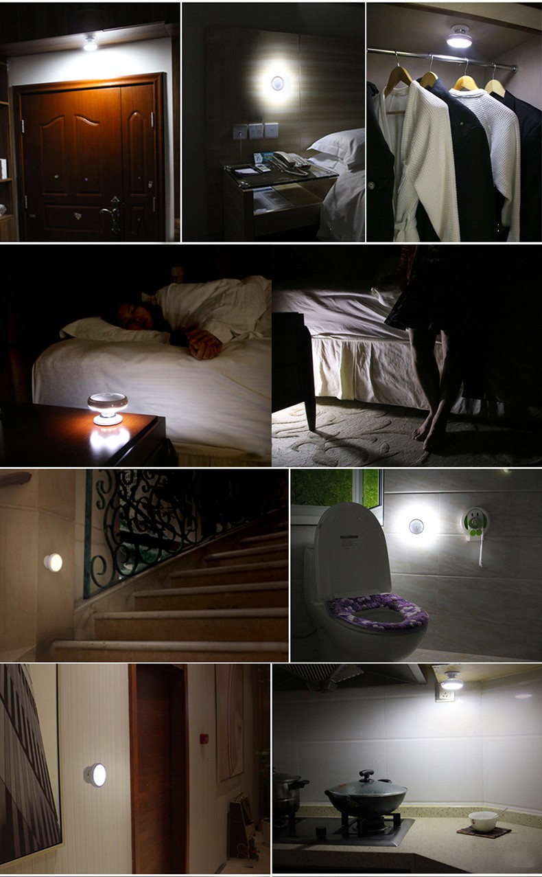 Maclean Motion Sensor LED lemputė su magnetu MCE223