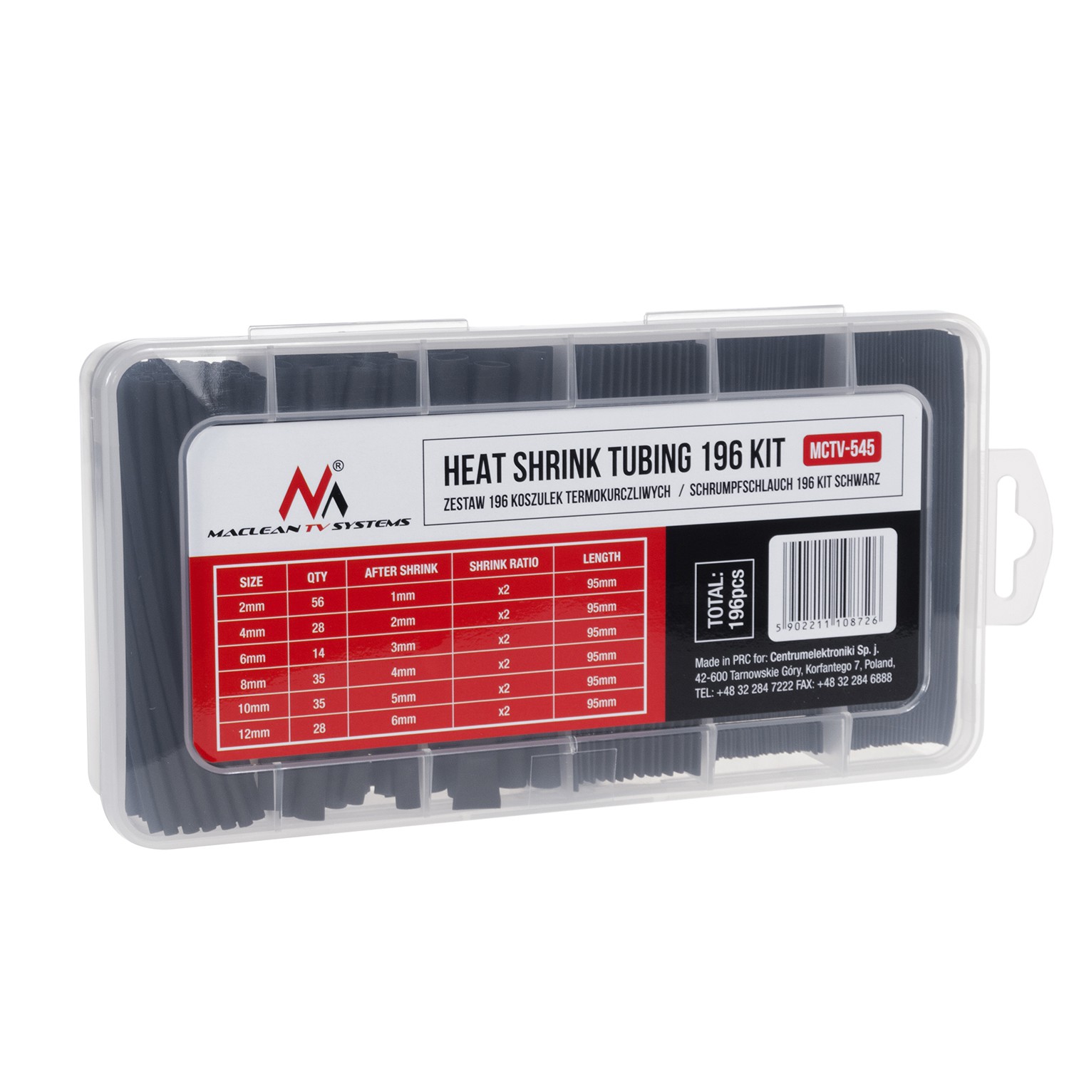 Priedas maclean, 2-12 mm