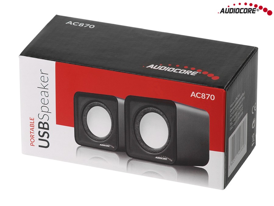 Kompiuteriniai garsiakalbiai Audiocore AC870R, raudona