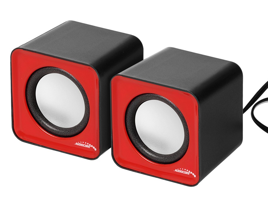 Kompiuteriniai garsiakalbiai Audiocore AC870R, raudona
