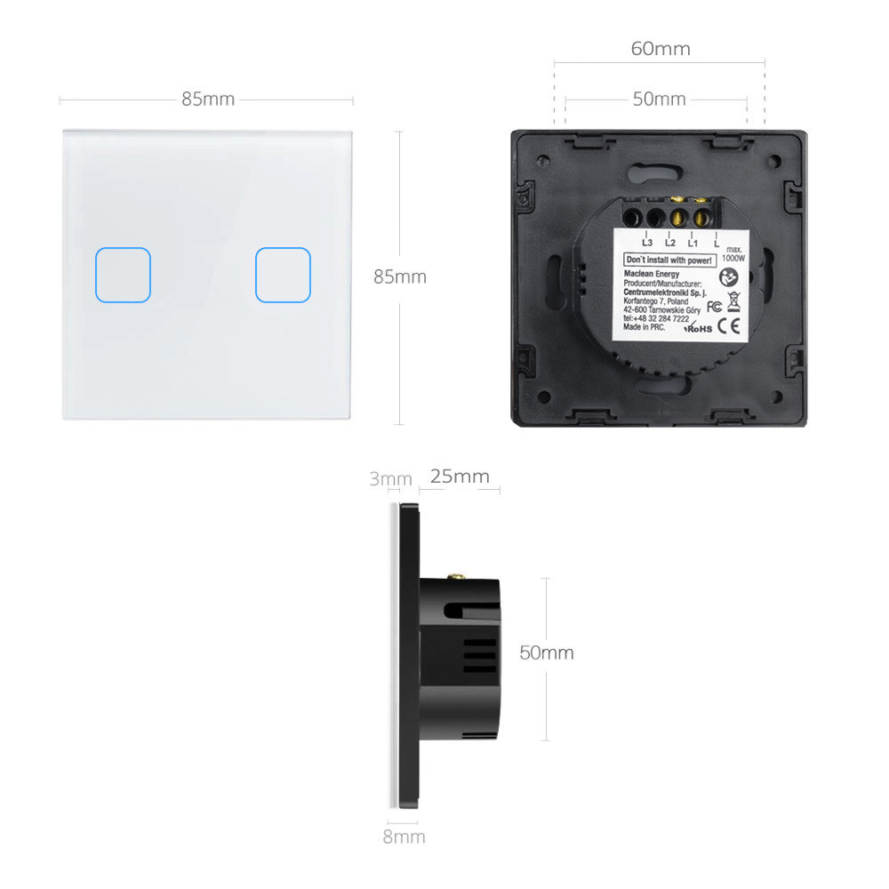 Maclean Touch Light Switch jungiklis
