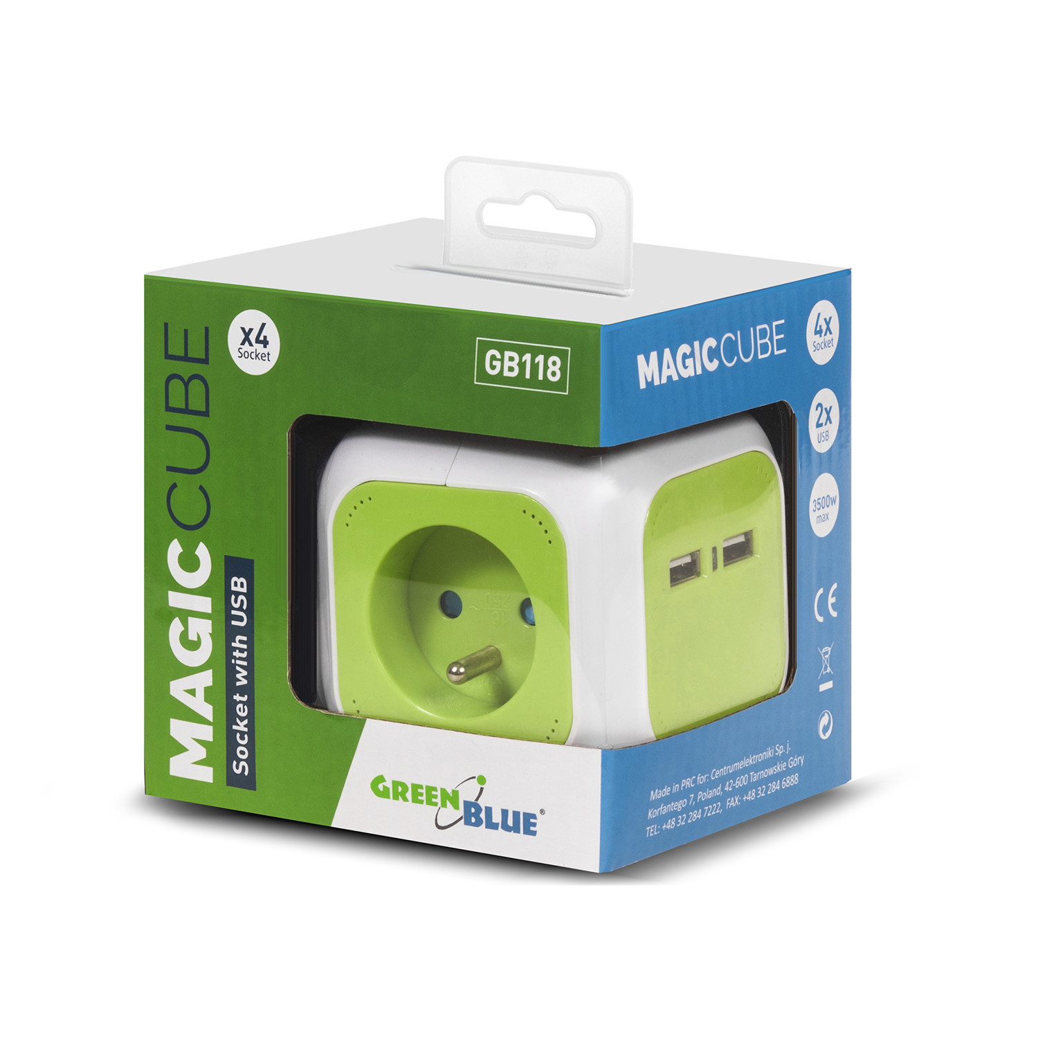 Maitinimo laidas greenblue mce118