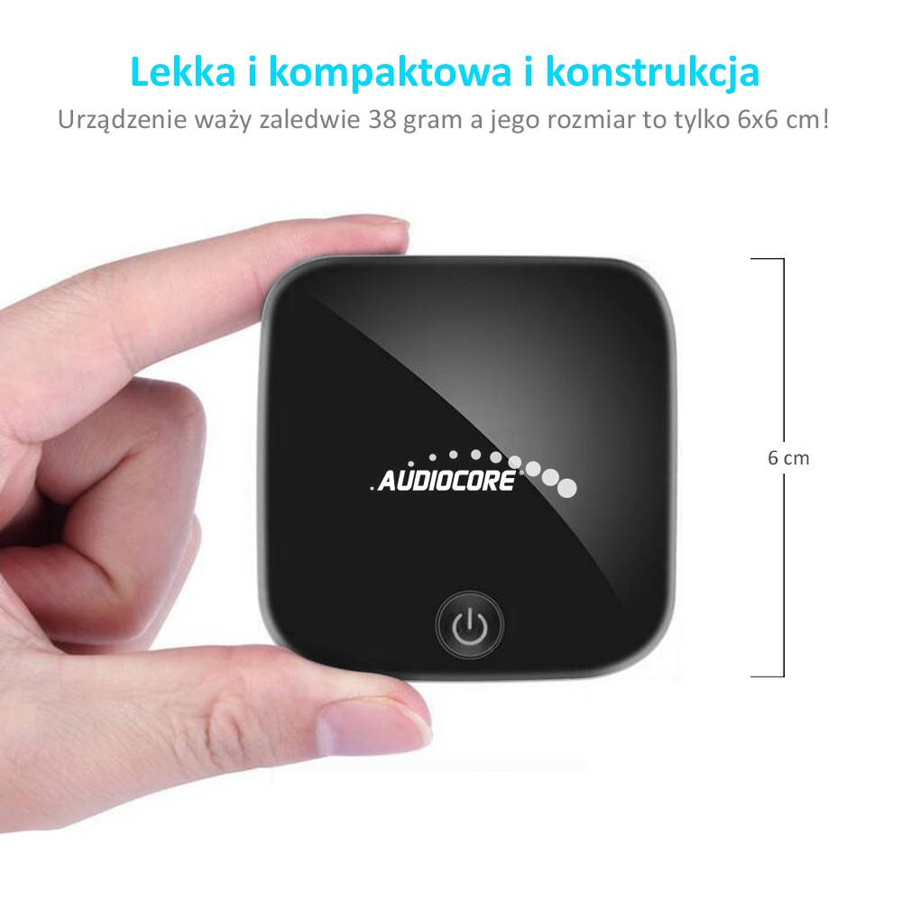 Audiocore - adapter bluetooth 2w1 ac830 transmiter