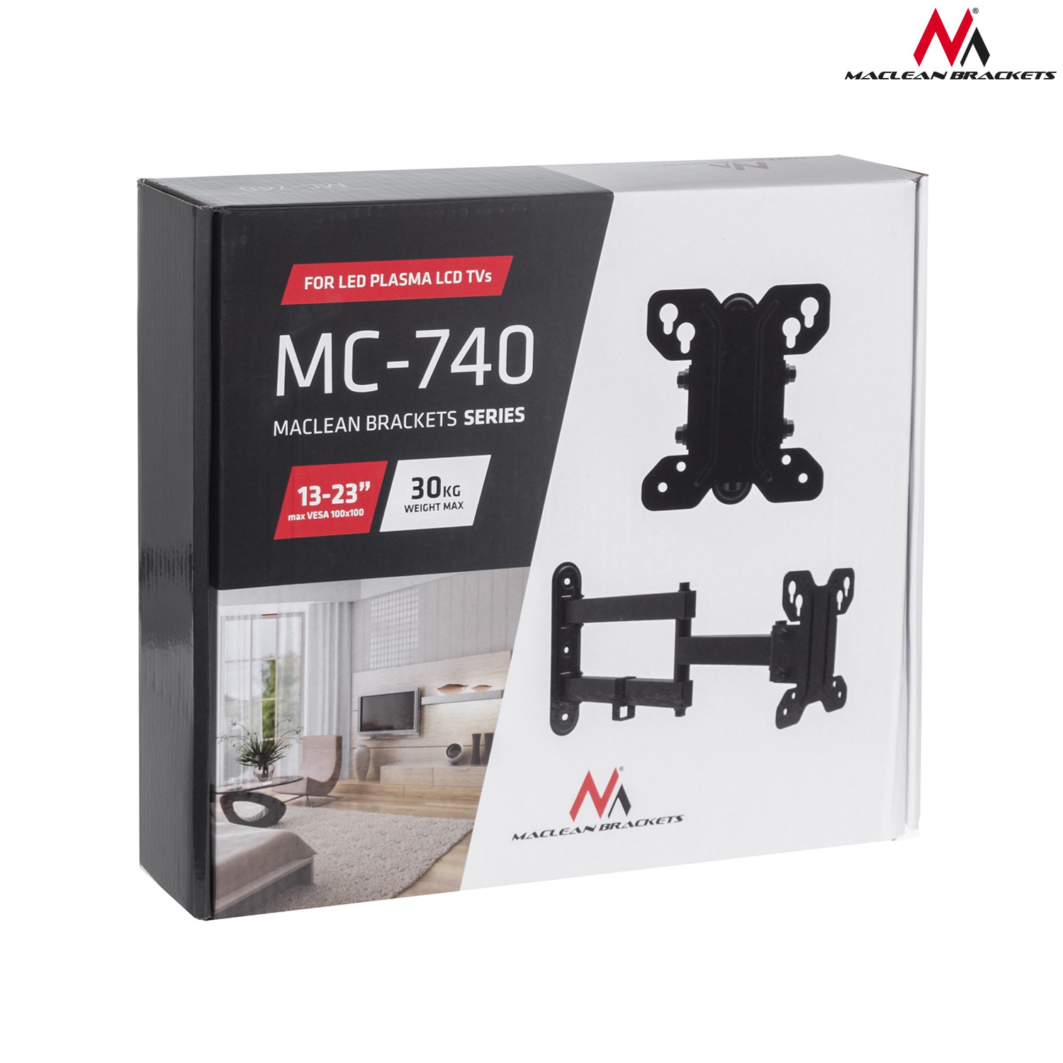 Tv laikiklis maclean mc-740 13-23”