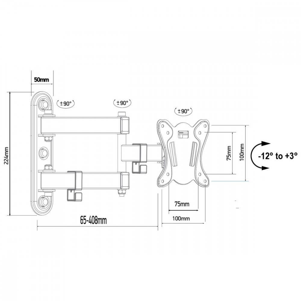 Tv laikiklis maclean mc-417, 13-32