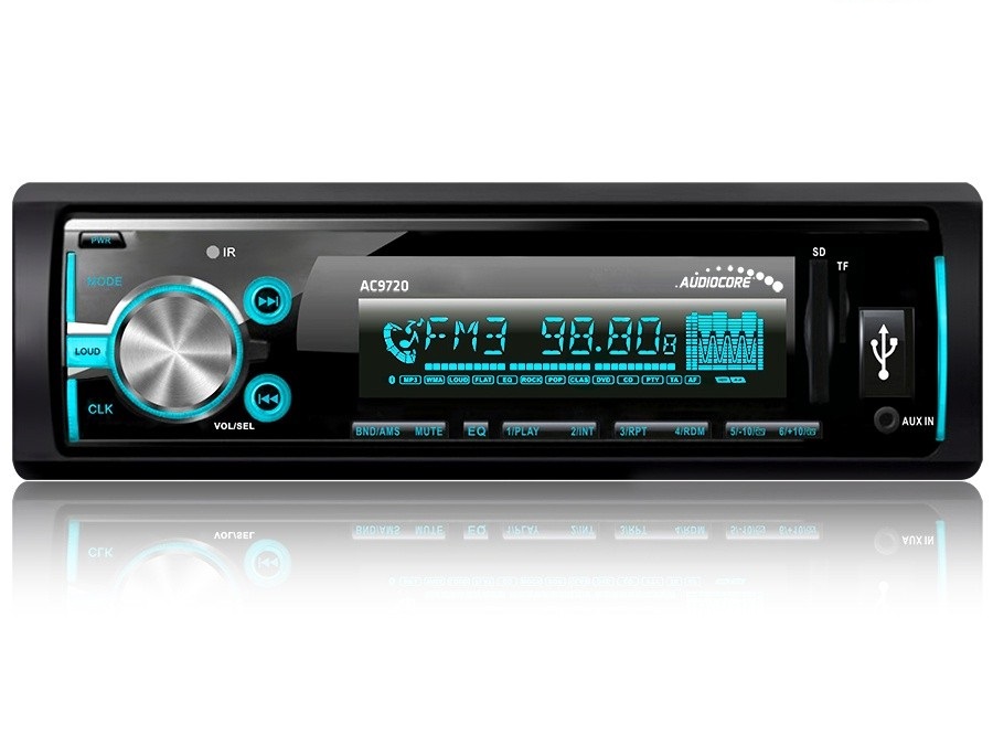 Automagnetola Audiocore Bluetooth Multicolor AC9720 MP3/WMA /USB/RDS/SD ISO