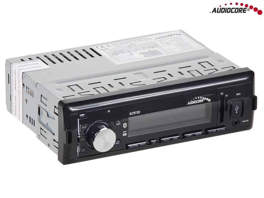 Automagnetola Audiocore Bluetooth Multicolor AC9720 MP3/WMA /USB/RDS/SD ISO
