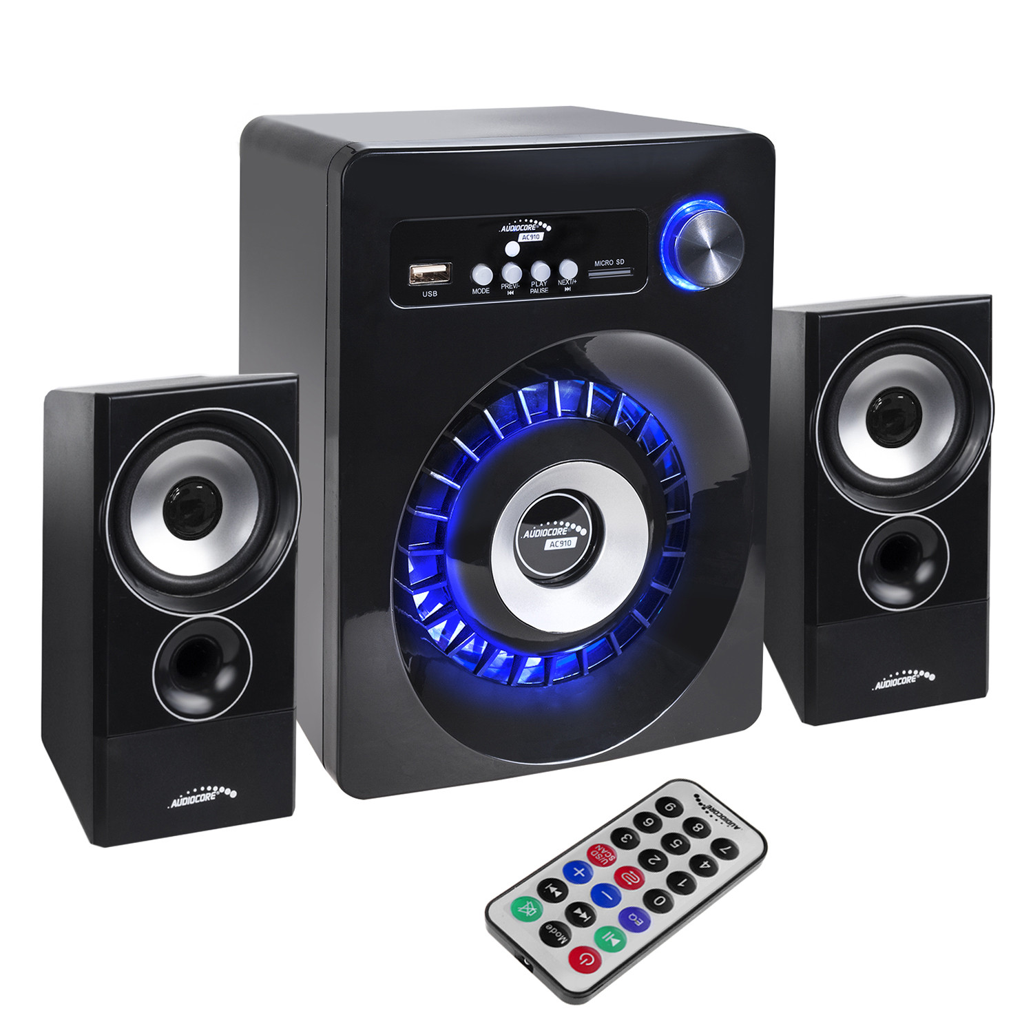 Kompiuteriniai garsiakalbiai audiocore ac910, juoda