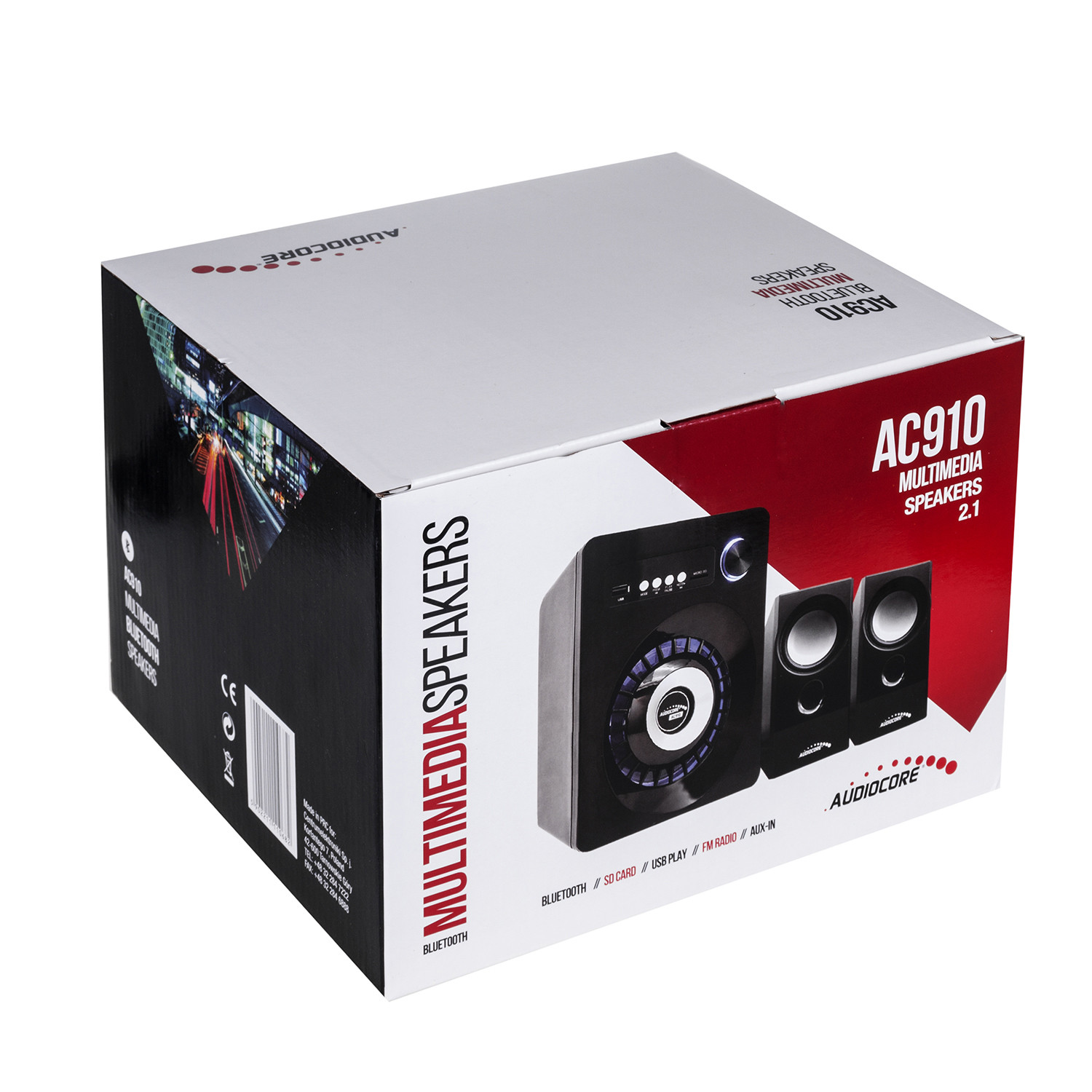 Kompiuteriniai garsiakalbiai audiocore ac910, juoda
