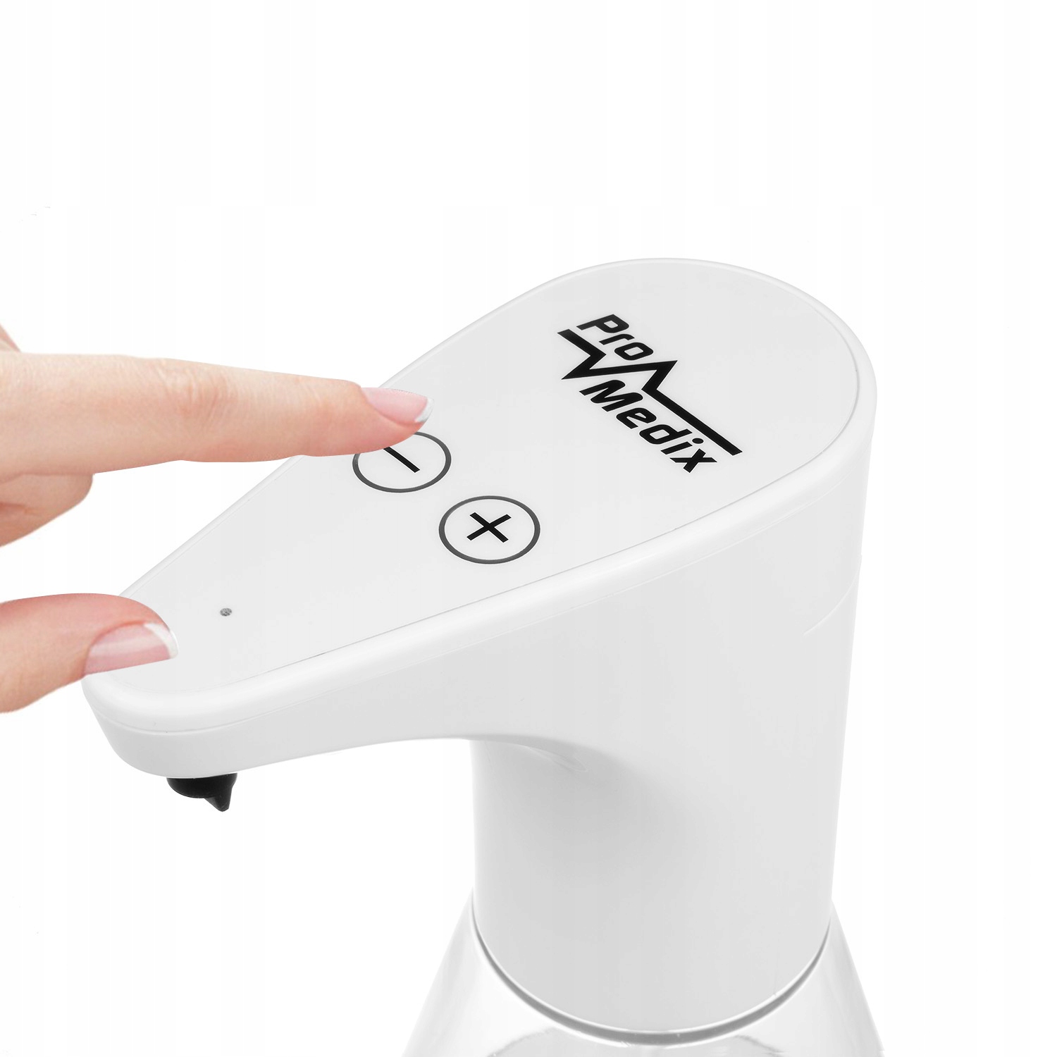 Automatinis dozatorių talpyklų skystis muilams, dezinfekavimo priemonėms ir geliams Promedix PR-530 480ml