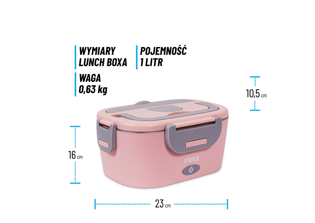 Elektrinė pietų dėžutė Noveen LB755 Glamour
