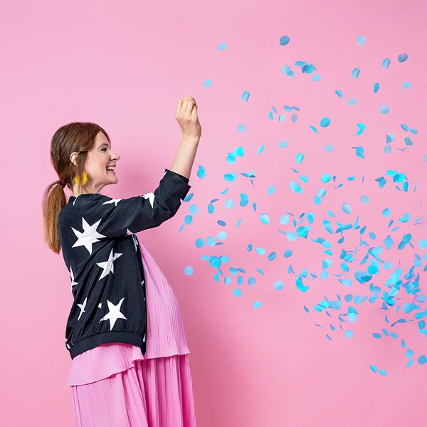 Balloon Gender Reveal - Boy 1m, juodas
