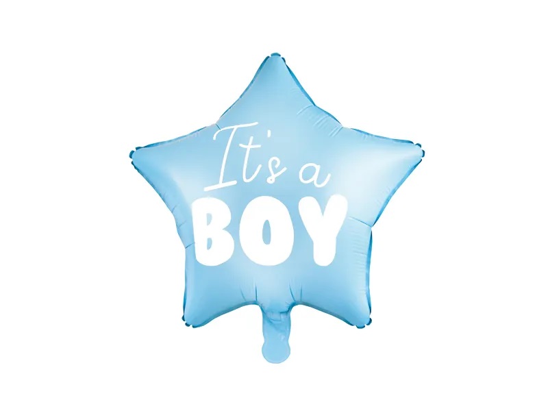 Partydeco folijos balionas, šviesiai mėlynas / it's a boy