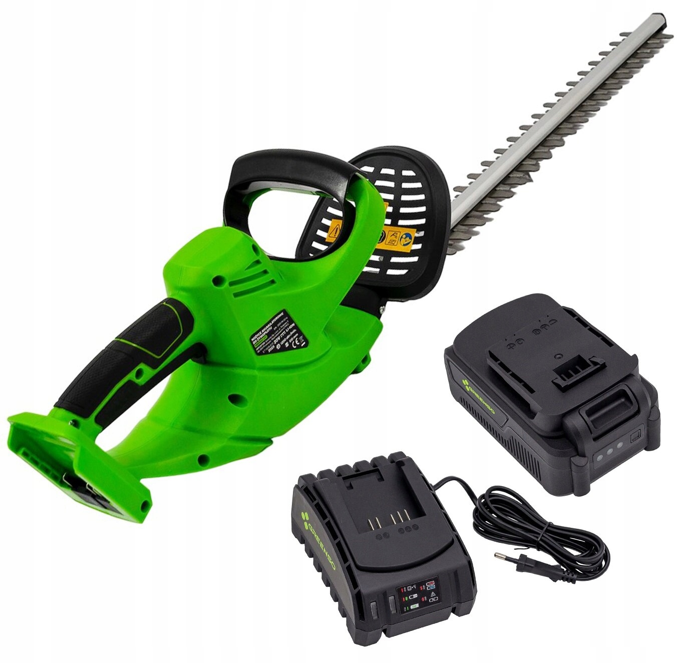 20 v akumuliatorinis genėjimo aparatas su baterija 4.0 ah greenso uao006-z4