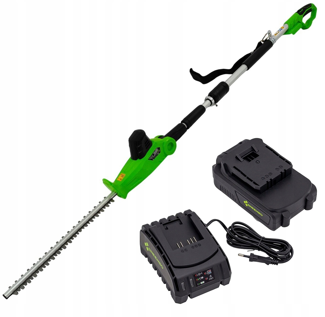 20 v gyvatvorių žirklės su 2,0 ah greenso uao008-z2 akumuliatoriumi