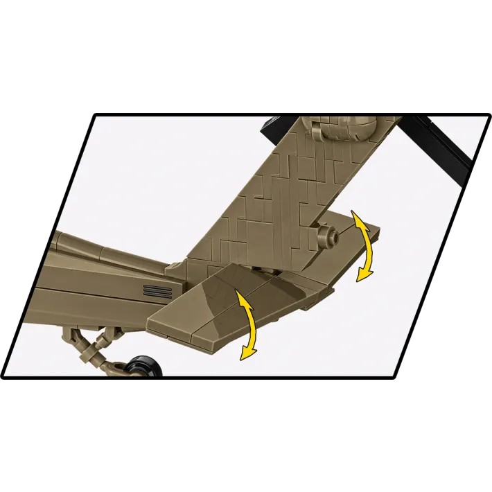 Sikorsky uh-60 black hawk konstravimo rinkinys su 928 detalėmis