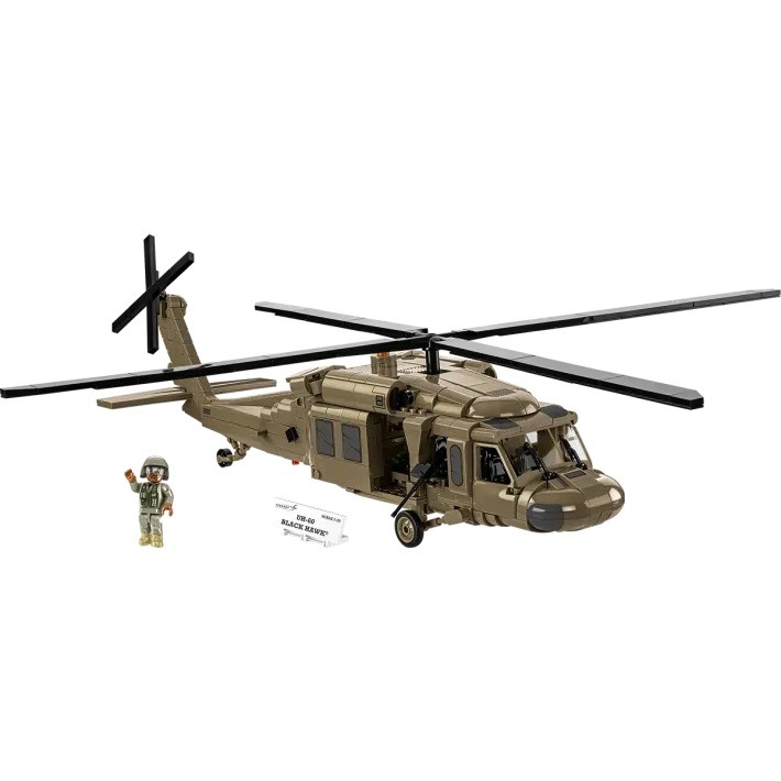 Sikorsky uh-60 black hawk konstravimo rinkinys su 928 detalėmis