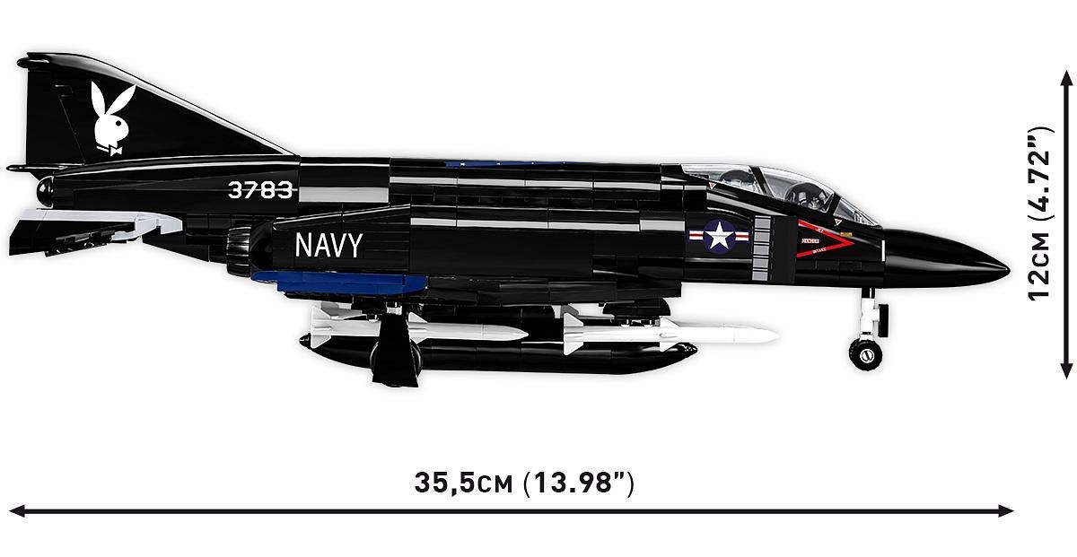 Konstruktoriaus rinkinys f-4s phantom ii „black bunny“