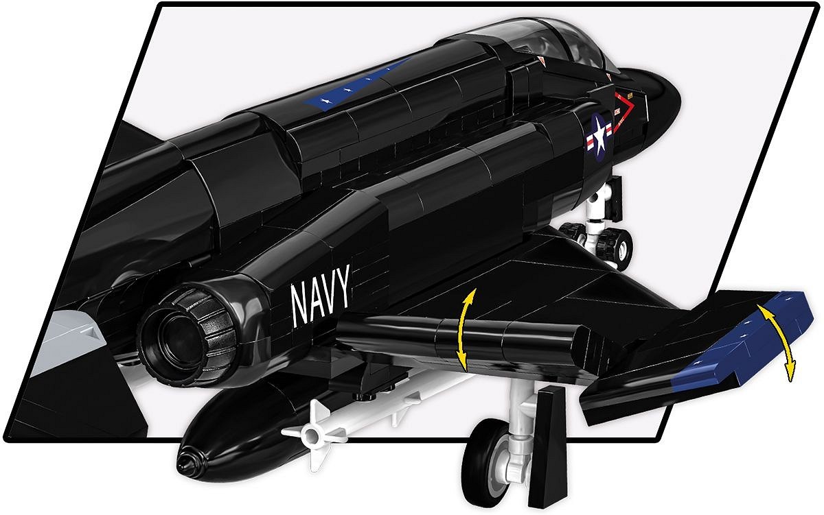 Konstruktoriaus rinkinys f-4s phantom ii „black bunny“