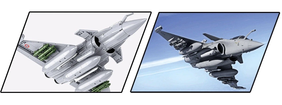 Dassault rafale c konstravimo rinkinys iš 551 detalės