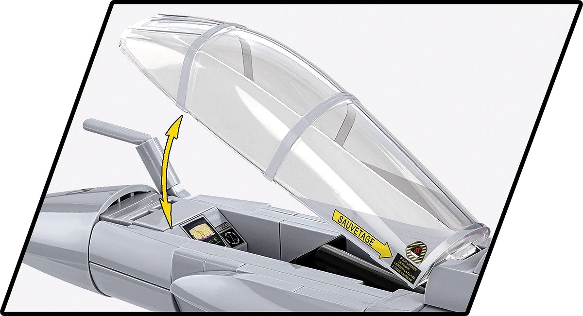 Dassault rafale c konstravimo rinkinys iš 551 detalės