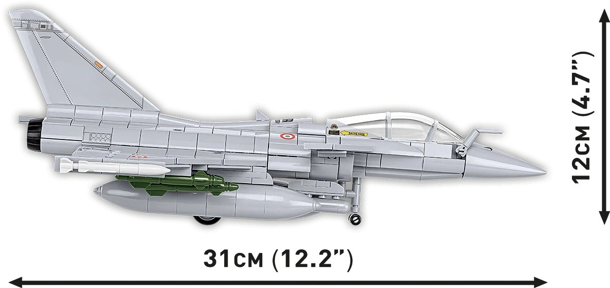 Dassault rafale c konstravimo rinkinys iš 551 detalės