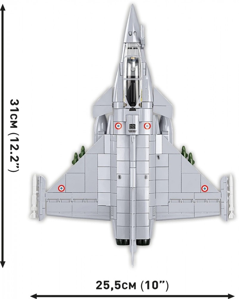 Dassault rafale c konstravimo rinkinys iš 551 detalės