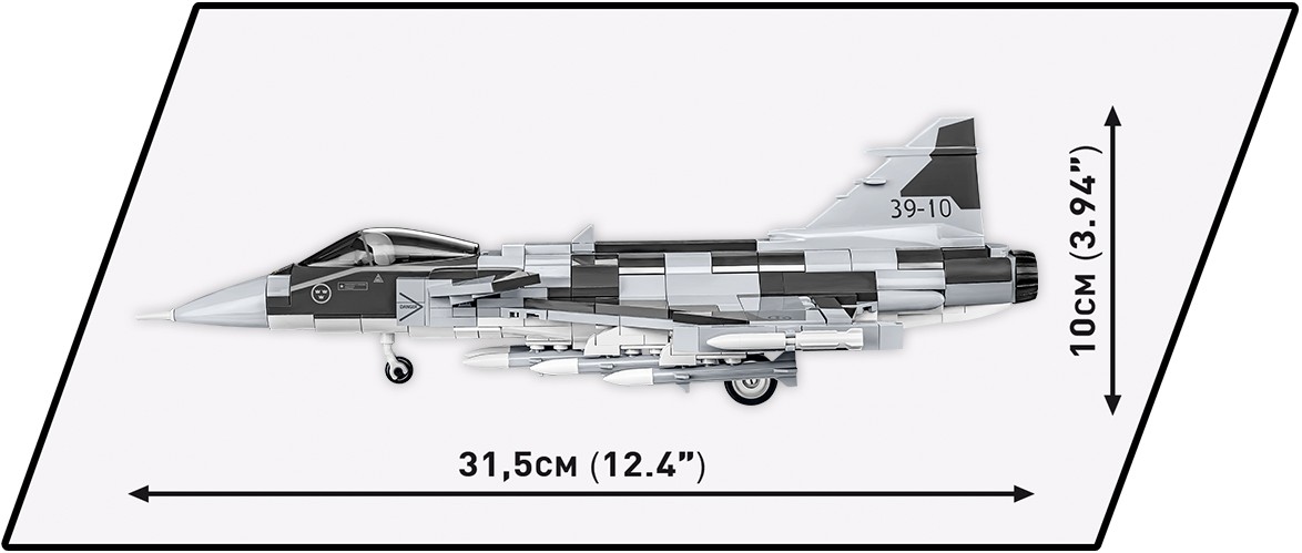 Konstruktorius karinis lėktuvas saab jas 39 gripen e, 480 detalių