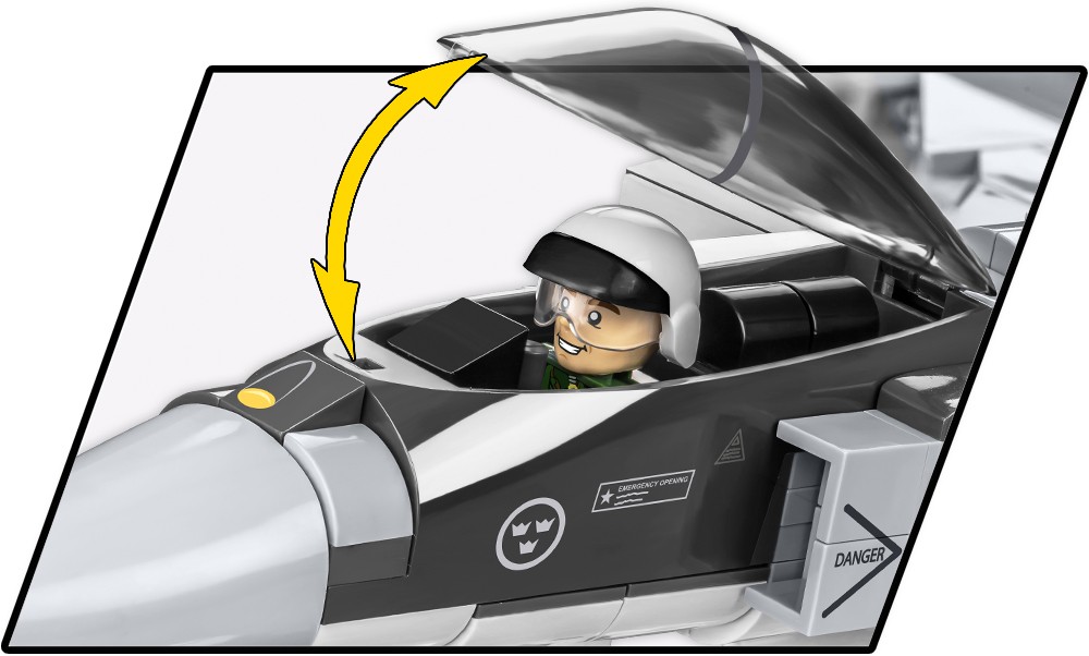 Konstruktorius karinis lėktuvas saab jas 39 gripen e, 480 detalių