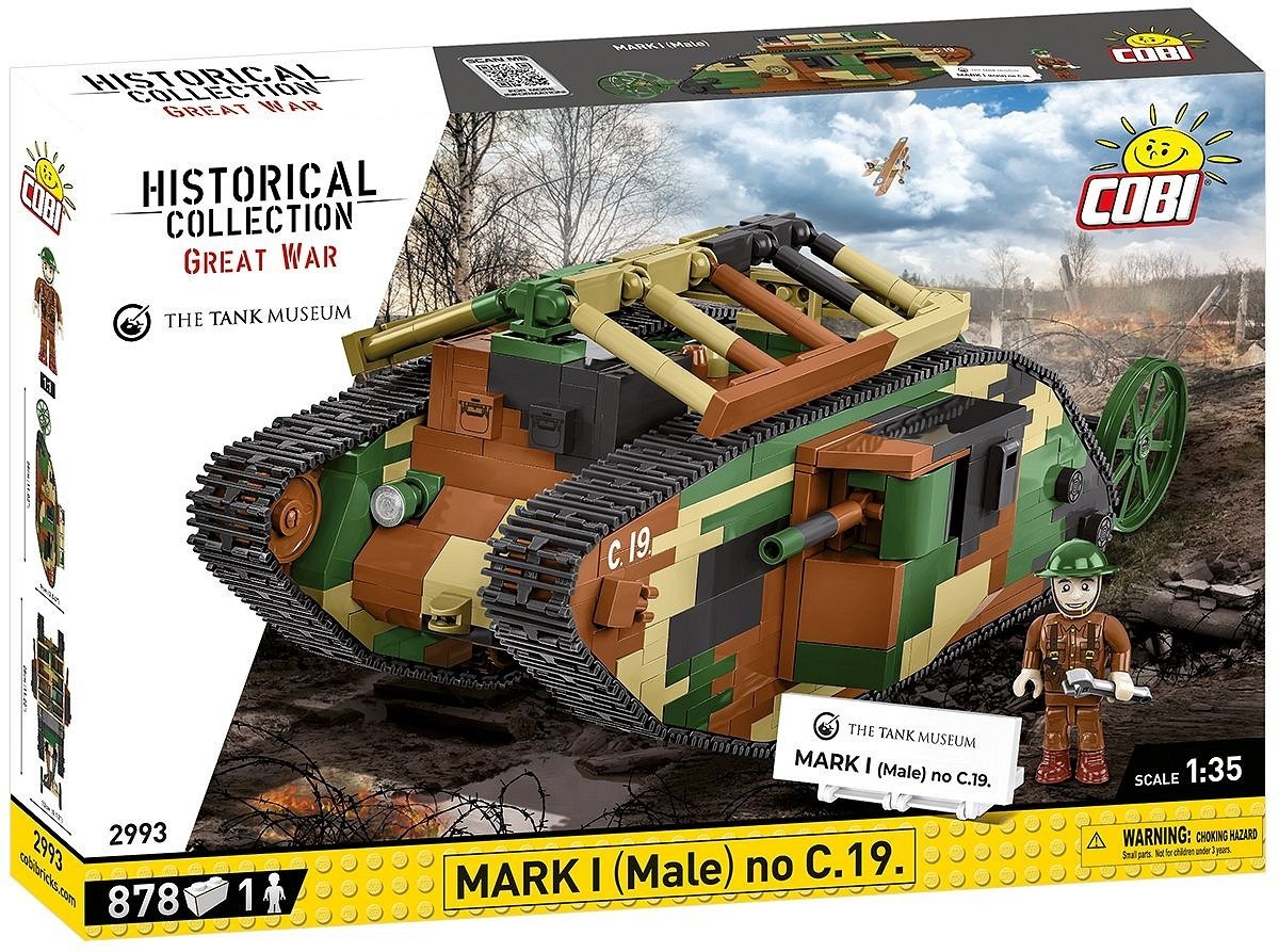 Mark i vyras modelis c.19 konstruktorius, 878 dalys
