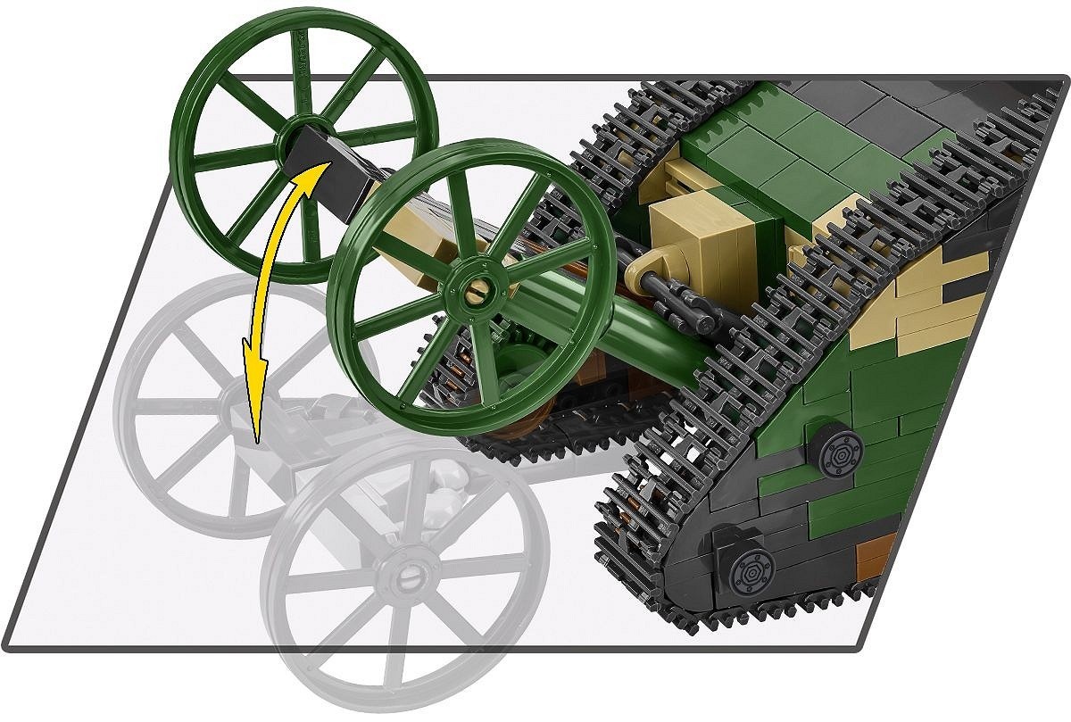 Mark i vyras modelis c.19 konstruktorius, 878 dalys