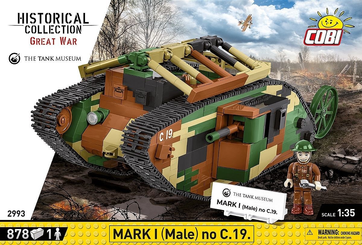 Mark i vyras modelis c.19 konstruktorius, 878 dalys