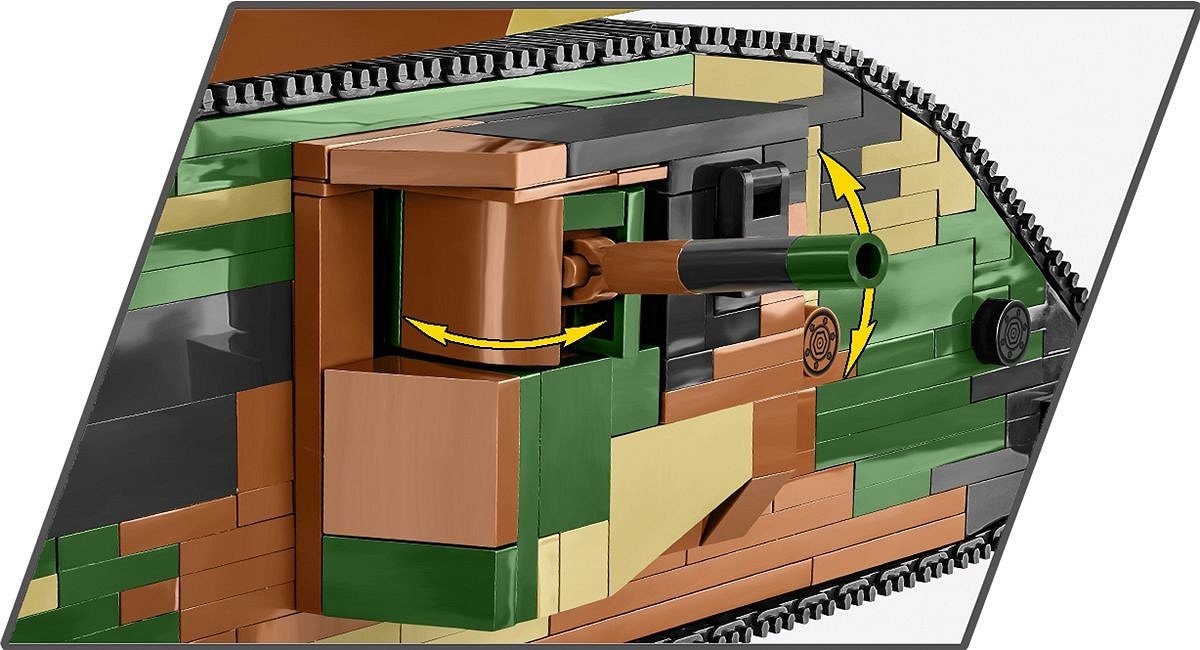 Mark i vyras modelis c.19 konstruktorius, 878 dalys
