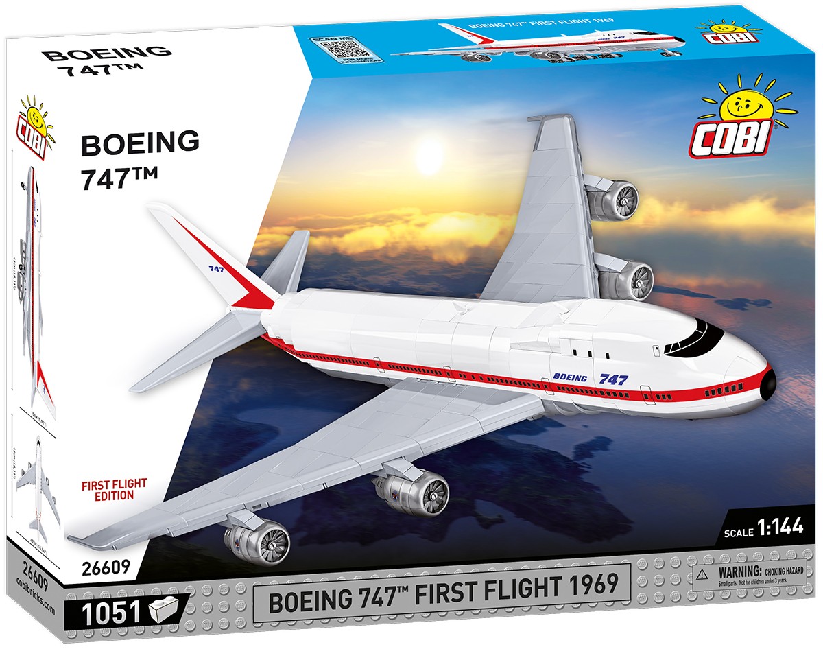 Surenkamas modelis boeing 747 cobi, 26609, 1051 d.