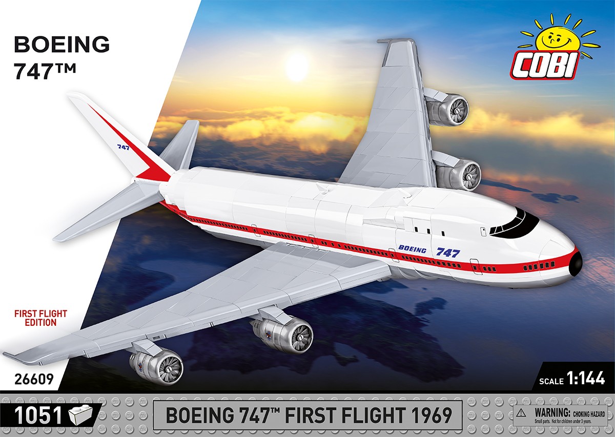 Surenkamas modelis boeing 747 cobi, 26609, 1051 d.