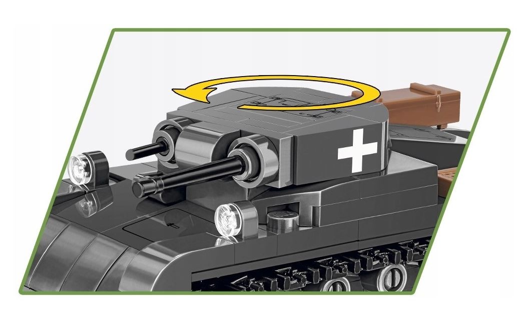 Konstruktorius cobi panzer ii ausf. a, 250 det