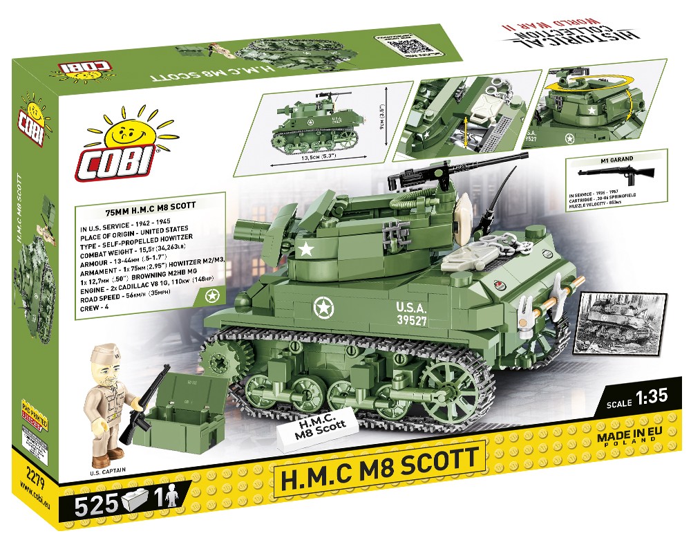 Konstruktorius cobi h.m.c m8 scott, 525 dal.