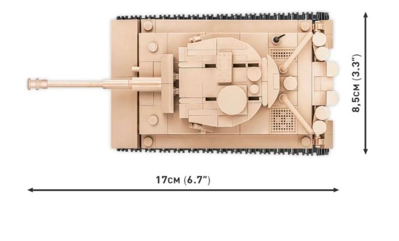 Cobi - konstruktorius pzkpfw vi tiger 131, 1/48, 2710