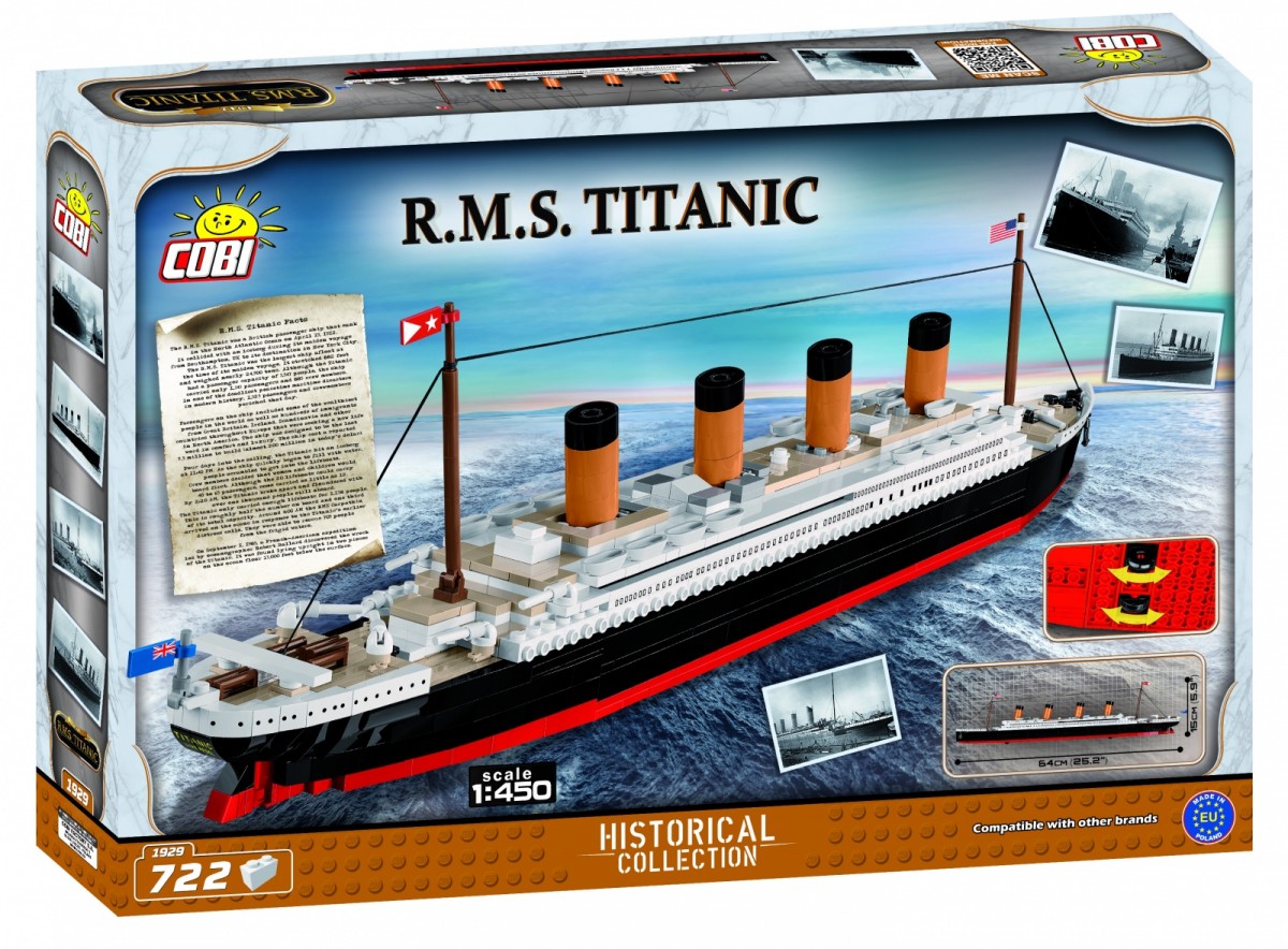 Cobi - konstruktorius rms titanic, 1/450, 1929