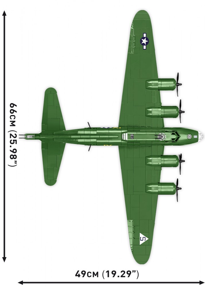 Cobi - konstruktorius boeing b-17g flying fortress, 1/48, 5750