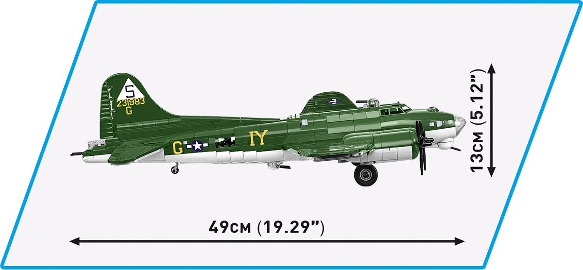 Cobi - konstruktorius boeing b-17g flying fortress, 1/48, 5750